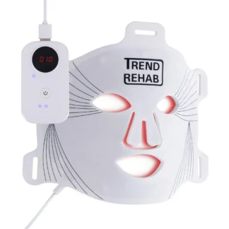 LED-mask med blått ,gult, rött och infrarött ljus